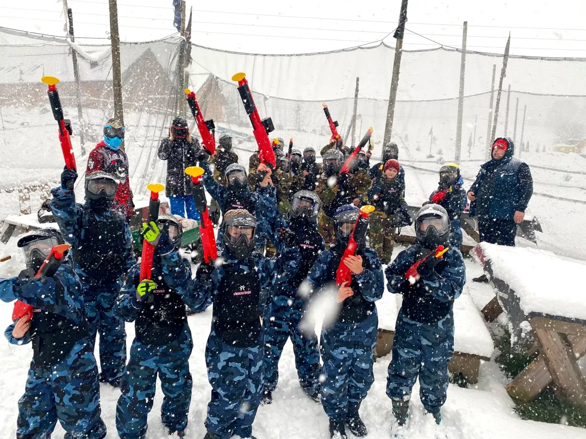 Paintball dla dzieci w Arenie Mocy - bezpieczna zabawa